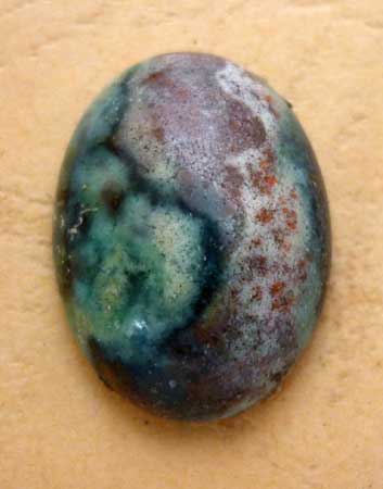 Indonesia Green Chrysocolla cabochon