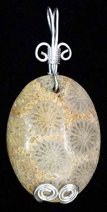 Indonesian Agatized Coral pendant