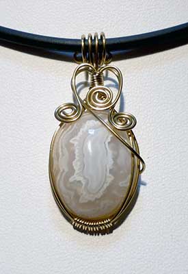 Indonesian Agate pendant